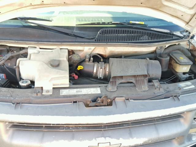 1GCFG25W411166340 - 2001 CHEVROLET EXPRESS G2 WHITE photo 7