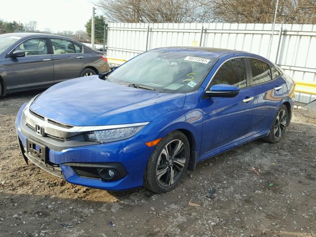 2HGFC1F92GH646581 - 2016 HONDA CIVIC TOUR BLUE photo 2