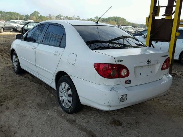 2T1BR32E46C596561 - 2006 TOYOTA COROLLA CE WHITE photo 3