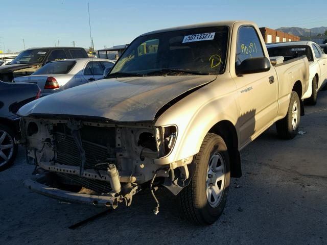 5TENL42N32Z093967 - 2002 TOYOTA TACOMA GOLD photo 2