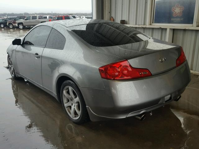 JNKCV54E66M720971 - 2006 INFINITI G35 GRAY photo 3