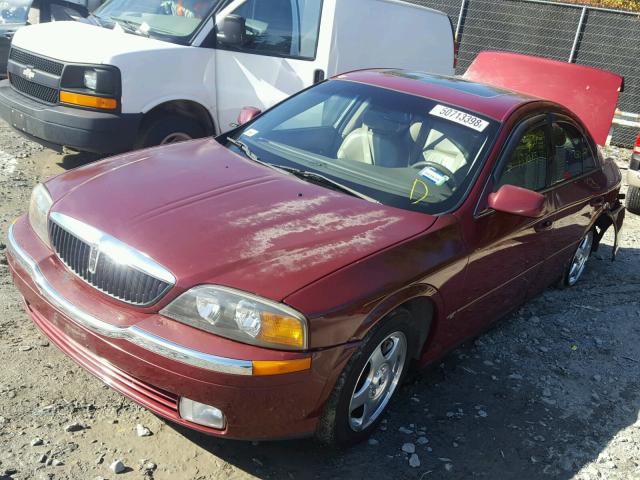 1LNHM87A3YY760789 - 2000 LINCOLN LS 勃艮第红 照片 2