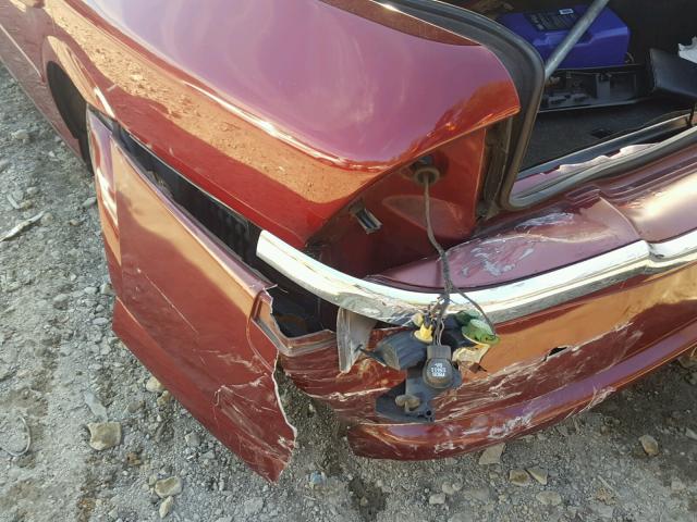 1LNHM87A3YY760789 - 2000 LINCOLN LS 勃艮第红 照片 9