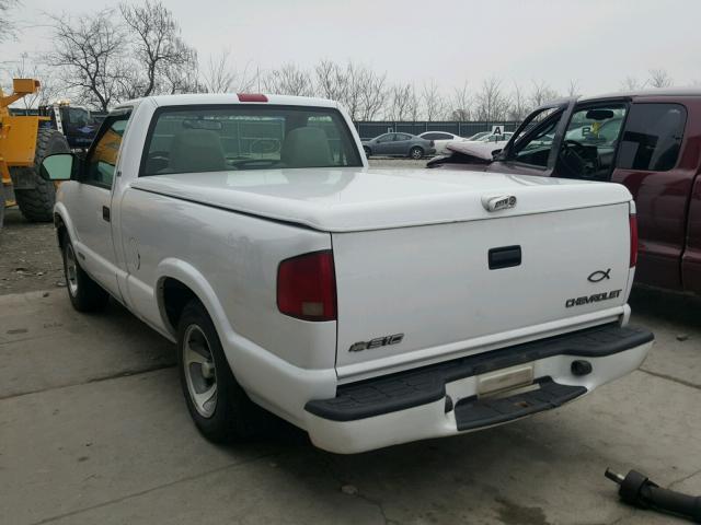 1GCCS1443X8111194 - 1999 CHEVROLET S TRUCK S1 WHITE photo 3