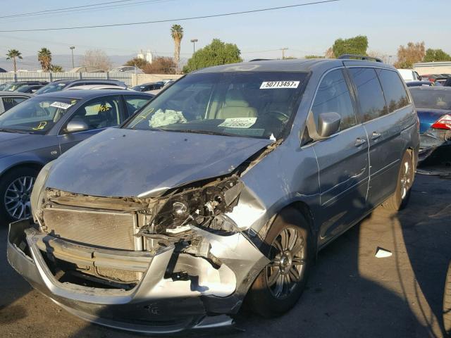 5FNRL38857B012375 - 2007 HONDA ODYSSEY TO BLUE photo 2