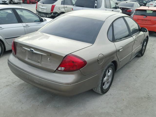 1FAFP55U93A248184 - 2003 FORD TAURUS SES TAN photo 4