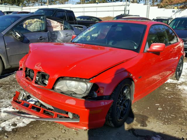 WBABN53421JU20860 - 2001 BMW 330 CI RED photo 2