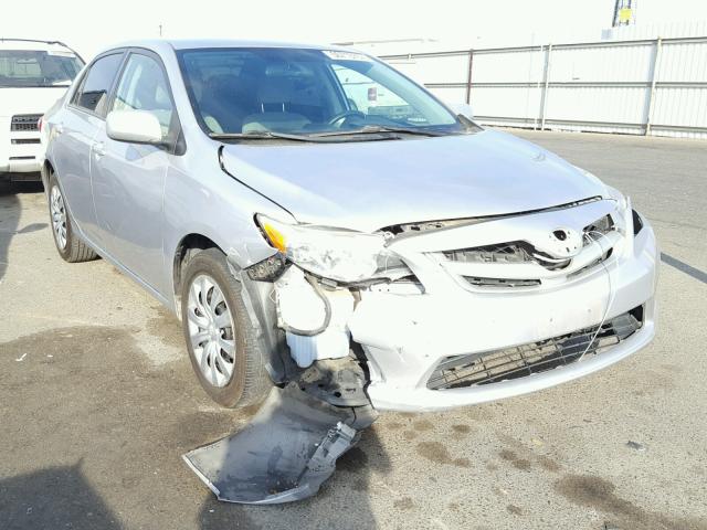 2T1BU4EE6CC832641 - 2012 TOYOTA COROLLA BA SILVER photo 1