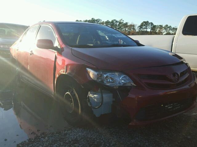 5YFBU4EEXDP122577 - 2013 TOYOTA COROLLA BA RED photo 1