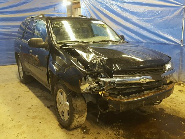 1GNDT13SX62359677 - 2006 CHEVROLET TRAILBLAZE BLACK photo 1