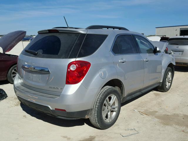 1GNALBEKXFZ120207 - 2015 CHEVROLET EQUINOX LT SILVER photo 4