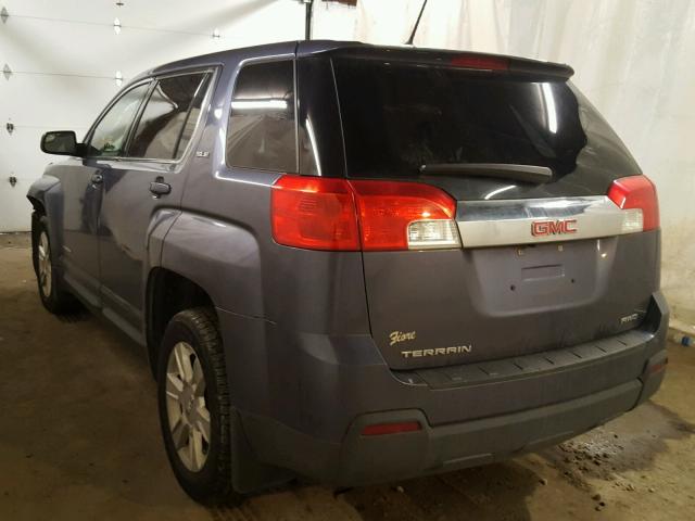 2GKFLREK1D6309400 - 2013 GMC TERRAIN SL PURPLE photo 3