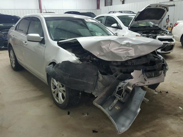 3FAHP0HA4CR306446 - 2012 FORD FUSION SE SILVER photo 1