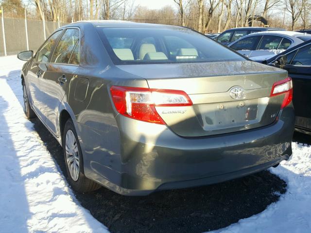 4T1BF1FK5DU714318 - 2013 TOYOTA CAMRY L 绿色 照片 3