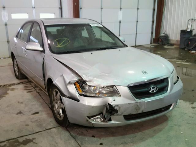 5NPEU46FX6H023410 - 2006 HYUNDAI SONATA GLS SILVER photo 1