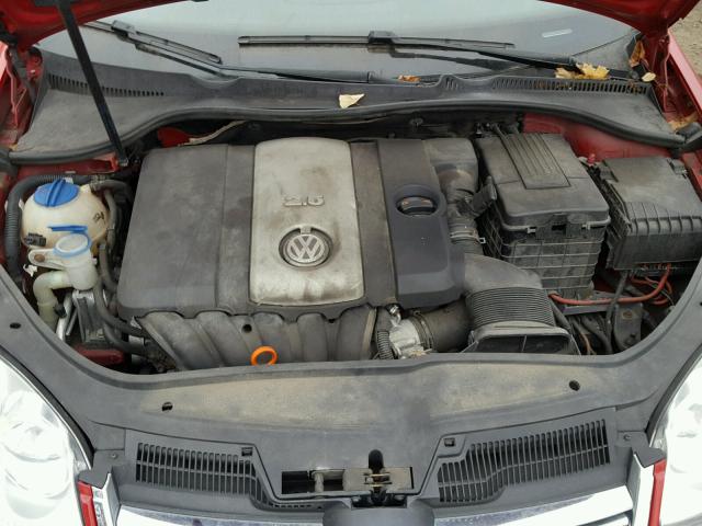 3VWRM71K58M056512 - 2008 VOLKSWAGEN JETTA SE 红色 照片 7