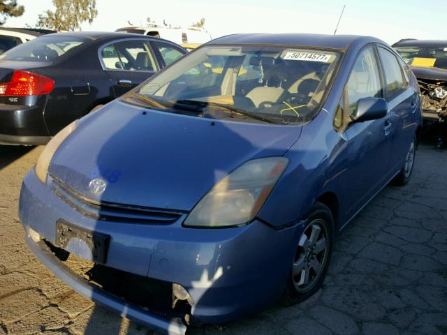 JTDKB20UX40012003 - 2004 TOYOTA PRIUS BLUE photo 2