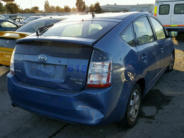 JTDKB20UX40012003 - 2004 TOYOTA PRIUS BLUE photo 4