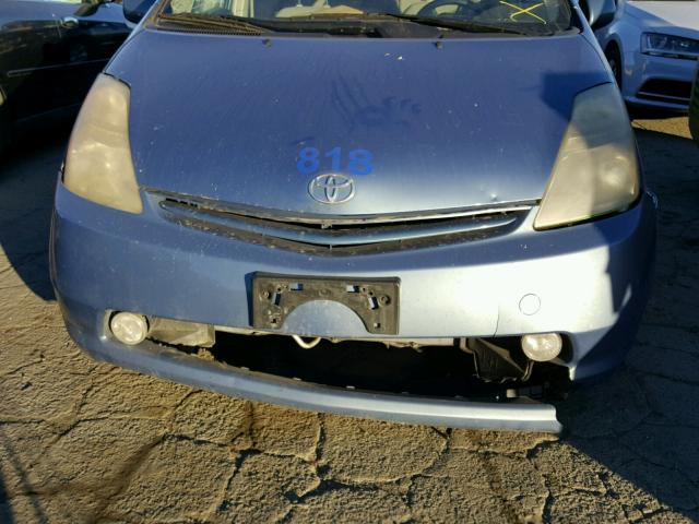 JTDKB20UX40012003 - 2004 TOYOTA PRIUS BLUE photo 9