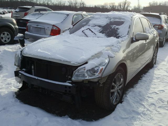 JNKBV61F37M812247 - 2007 INFINITI G35 GRAY photo 2