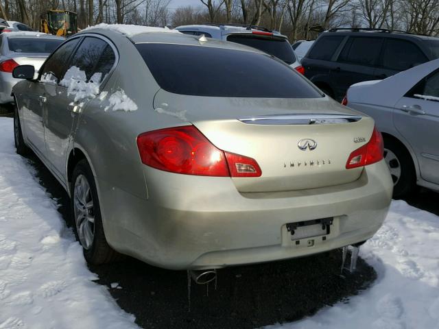 JNKBV61F37M812247 - 2007 INFINITI G35 GRAY photo 3