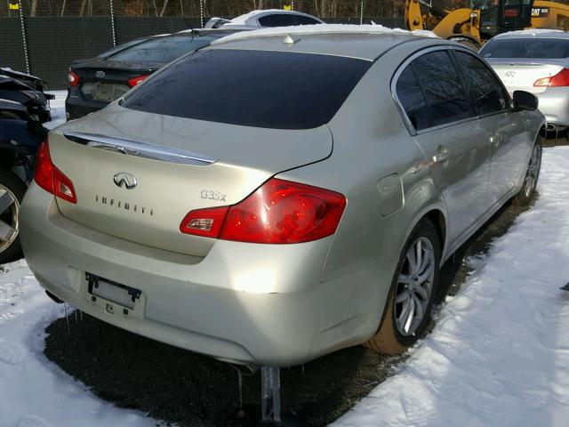 JNKBV61F37M812247 - 2007 INFINITI G35 GRAY photo 4