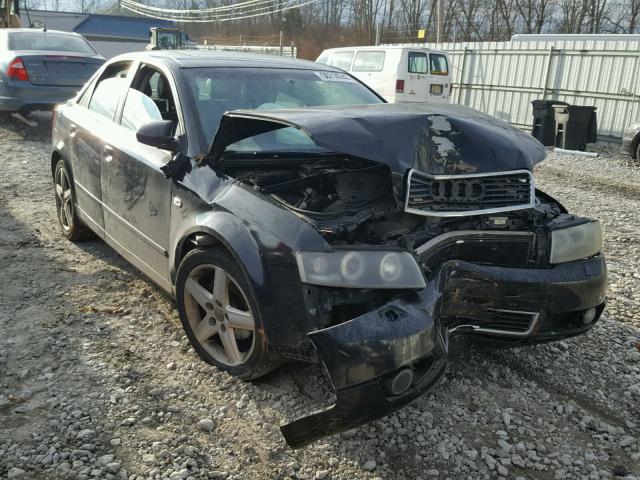 WAULC68E55A110760 - 2005 AUDI A4 1.8T QU BLACK photo 1