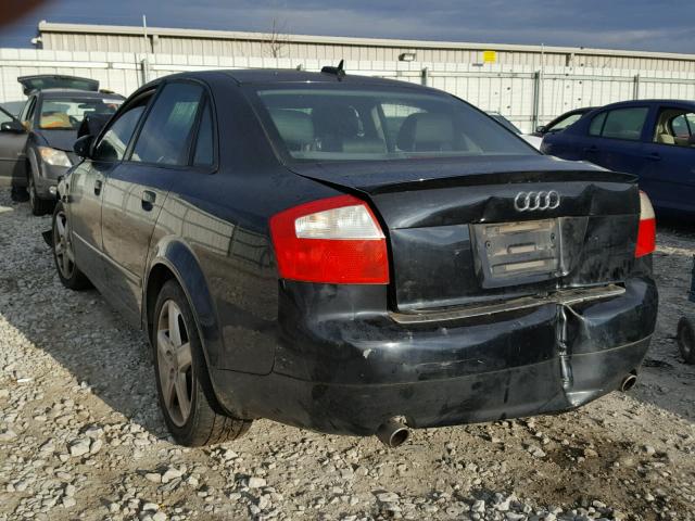 WAULC68E55A110760 - 2005 AUDI A4 1.8T QU BLACK photo 3