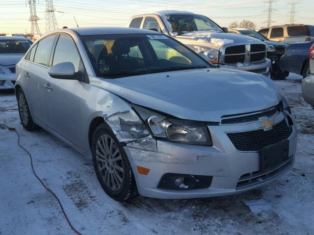 1G1PJ5SC6C7138856 - 2012 CHEVROLET CRUZE ECO SILVER photo 1