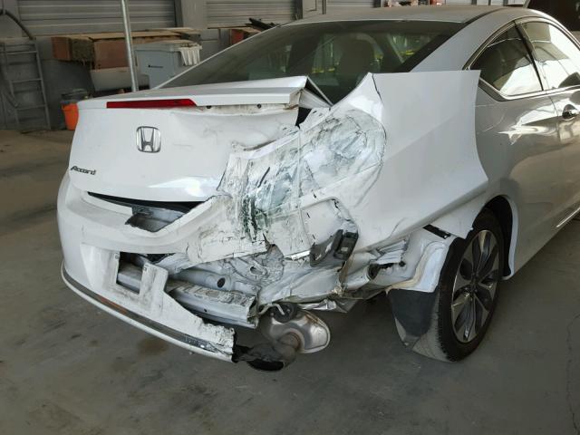 1HGCT1B74FA012757 - 2015 HONDA ACCORD EX WHITE photo 9