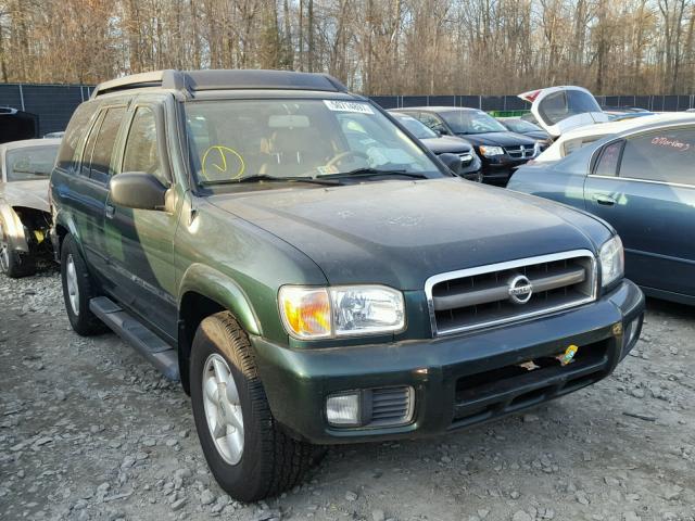 JN8DR09X12W654761 - 2002 NISSAN PATHFINDER GREEN photo 1