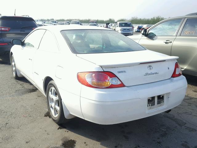 2T1CF28P73C609119 - 2003 TOYOTA CAMRY SOLA WHITE photo 3