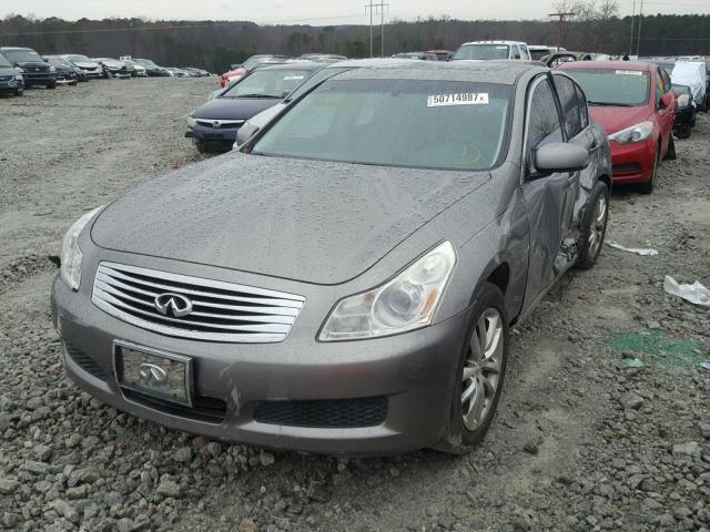 JNKBV61F38M273405 - 2008 INFINITI G35 SILVER photo 2