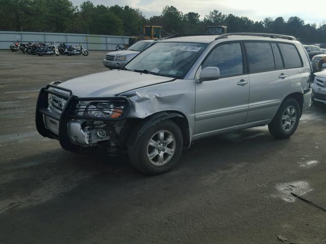 JTEDP21A550049570 - 2005 TOYOTA HIGHLANDER GRAY photo 2