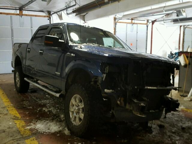 1FTFW1ET5BFC16640 - 2011 FORD F150 SUPER BLUE photo 1