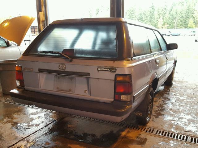 JF2AN53B0HE469377 - 1987 SUBARU GL 4WD BLUE photo 4