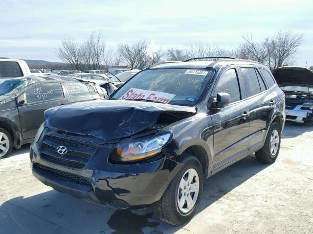 5NMSG13D39H230444 - 2009 HYUNDAI SANTA FE G BLACK photo 2