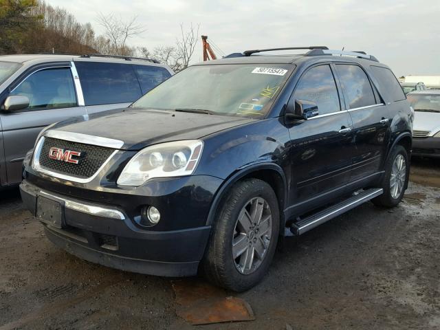 1GKLVNED2AJ211319 - 2010 GMC ACADIA SLT შავი ფოტო 2