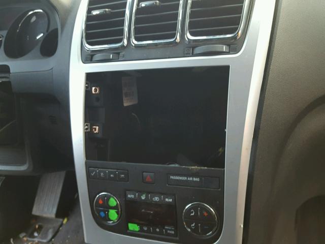 1GKLVNED2AJ211319 - 2010 GMC ACADIA SLT შავი ფოტო 9