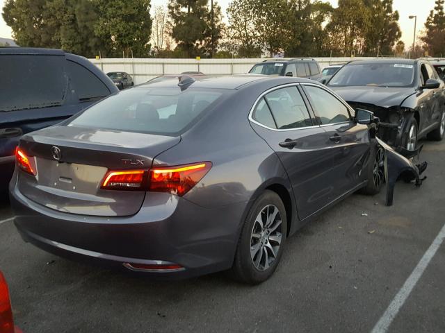 19UUB1F54HA000384 - 2017 ACURA TLX TECH GRAY photo 4