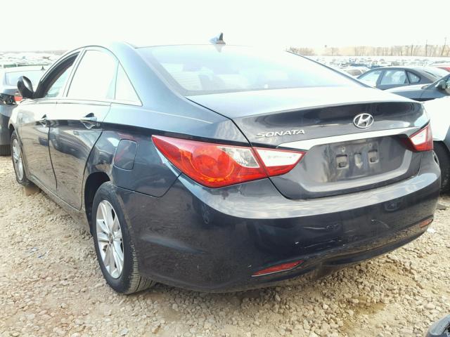 5NPEB4AC3BH131476 - 2011 HYUNDAI SONATA GLS BLACK photo 3