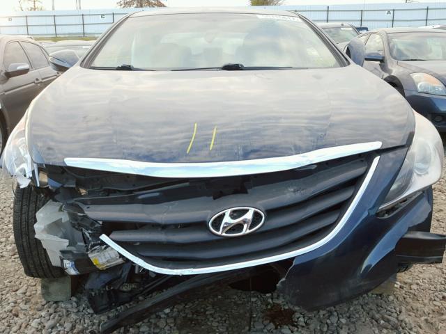 5NPEB4AC3BH131476 - 2011 HYUNDAI SONATA GLS BLACK photo 7