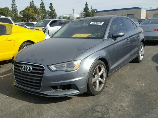 WAUACGFF7F1113024 - 2015 AUDI A3 PREMIUM GRAY photo 2