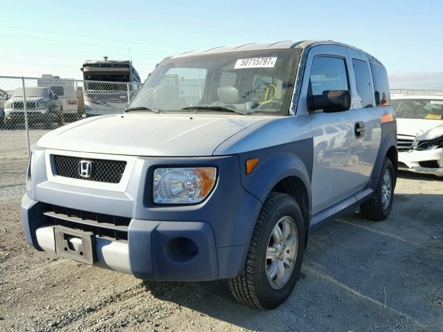 5J6YH17676L004835 - 2006 HONDA ELEMENT EX SILVER photo 2