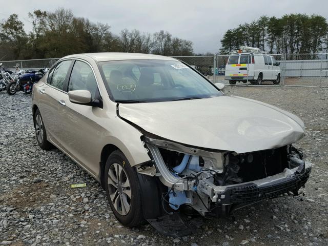 1HGCR2F32EA167284 - 2014 HONDA ACCORD LX GOLD photo 1