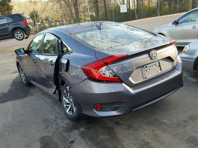 19XFC2F76HE040748 - 2017 HONDA CIVIC EX Grafit fotoğraf 3