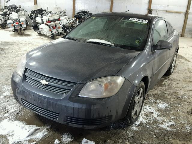 1G1AL18F787251555 - 2008 CHEVROLET COBALT LT CHARCOAL photo 2