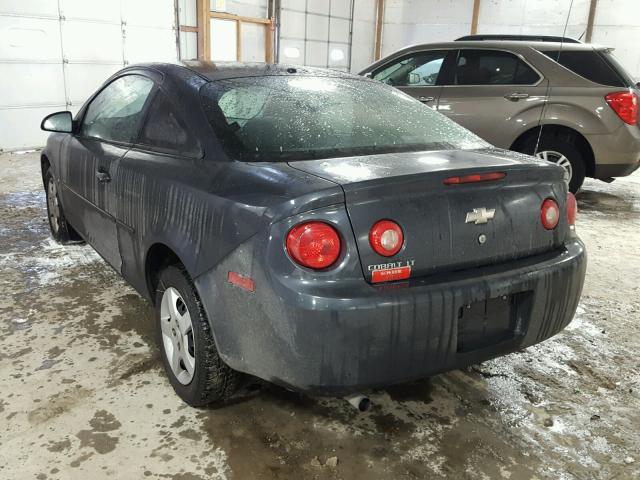 1G1AL18F787251555 - 2008 CHEVROLET COBALT LT CHARCOAL photo 3