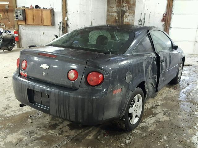 1G1AL18F787251555 - 2008 CHEVROLET COBALT LT CHARCOAL photo 4