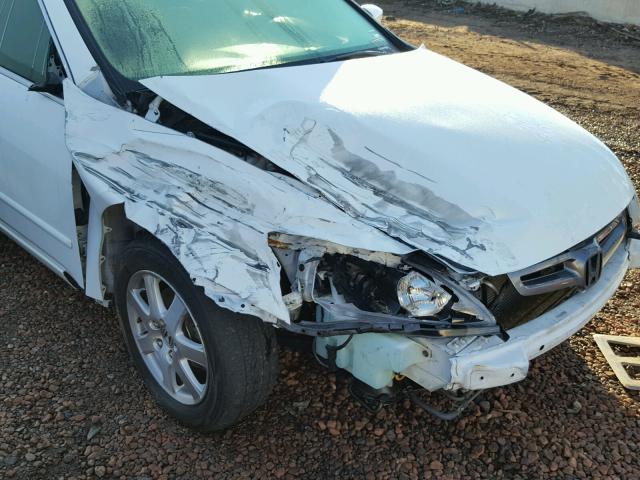 1HGCM66585A033533 - 2005 HONDA ACCORD EX WHITE photo 9